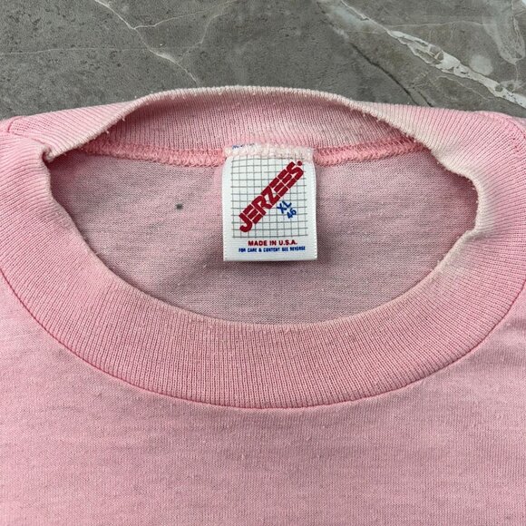 Vintage Ohio Central Railroad Graphic Tee Mens XL Sugar Creek Short Sleeve Pink - Picture 5 of 12